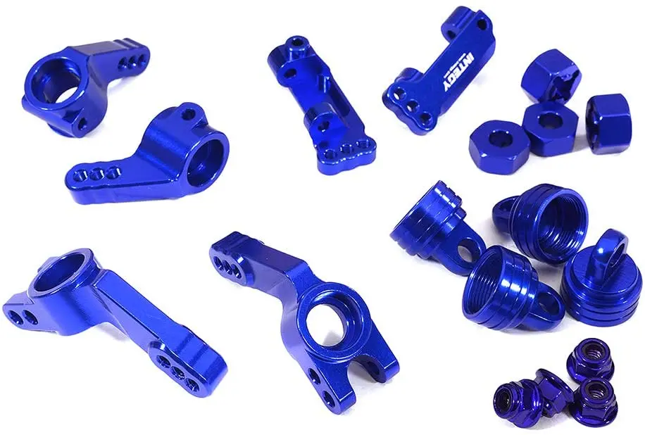 Integy Billet Stage 1 Conversion For Traxxas 1/10 Rustler 2Wd, Stampede 2Wd & Slash 2Wd (T8148blue) 1
