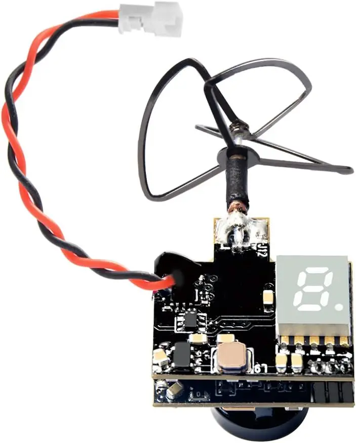 Wolfwhoop: Wt03 Micro Fpv Aio 600Tvl Camera 5.8G 25/50/200Mw Adjustable Transmitter With Cloverleaf Antenna For Mini Aircraft 1