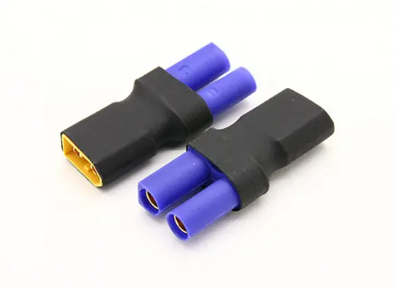 Frc1007a: Xt60 Male To Ec5 Female Adapter Short 1