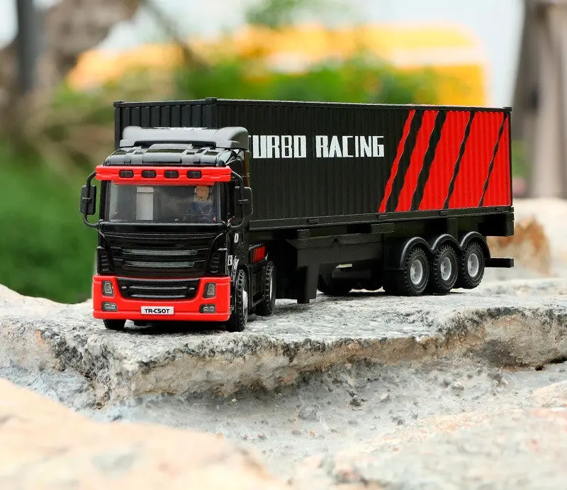 Turbo Racing 1:76 Semi-Truck (C50-Black) 1