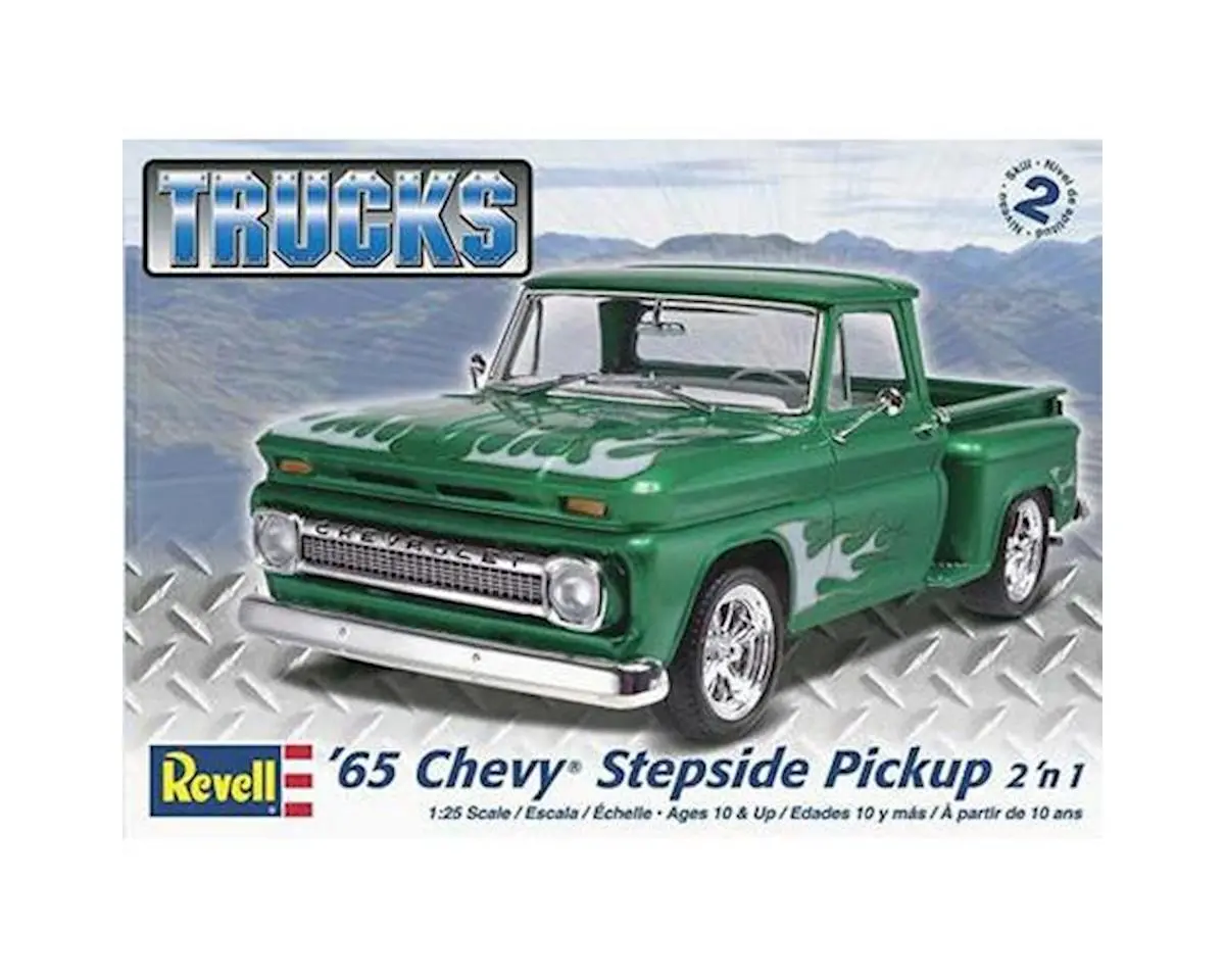 Revell Germany 1/25 '65 Chevy Stepside Pickup 2 'N 1 (Rmx857210) 1