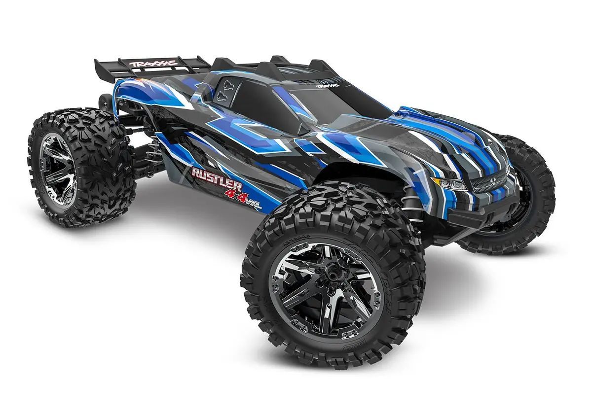 Traxxas Rustler 4X4 Vxl: 1/10 Scale 4X4 Stadium Truck (67376-4) 1