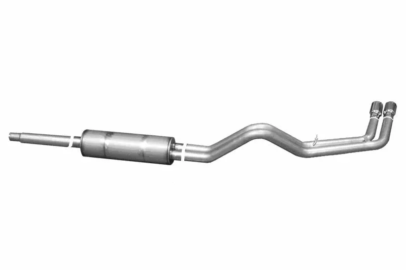 Gibson Aluminized Dual-Sport Cat-Back Exhaust For 1987–1992 Ford F-150 (4.9L) – 2.5" Custom System 1
