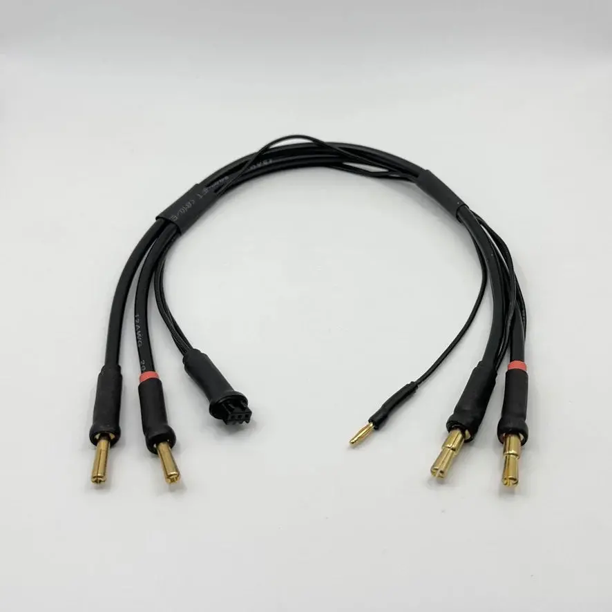 Scale Reflex: Jumper Cables – Pro Hd 4Mm To 4Mm / 5Mm Bullets Balance 2S Lipo Battery Charging Cable – (700394) 1
