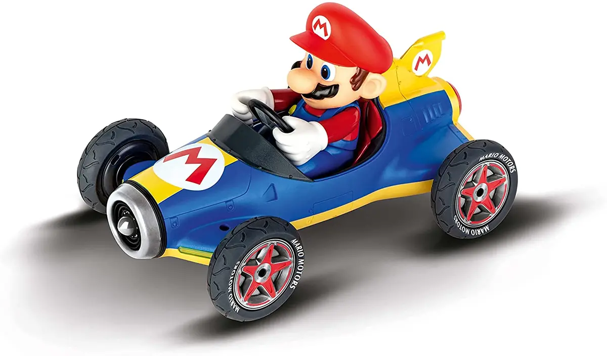 Carrera Rc Kart Mach 8 Mario 1: 18 Scale 2.4 Ghz Remote Radio Control Car With Rechargeable Lifepo Battery 1
