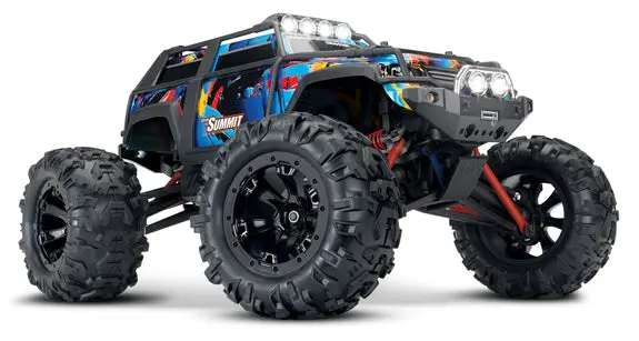 Traxxas Summit: 1/16 Scale 4Wd Electric Extreme Terrain Monster Truck. Rtr (Rock-N-Roll) (72054-5) 1
