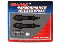 Traxxas Shocks, Gtr Long Hard-Anodized, Ptfe-Coated Bodies With Tin Shafts (Assembled) (7461X) 1
