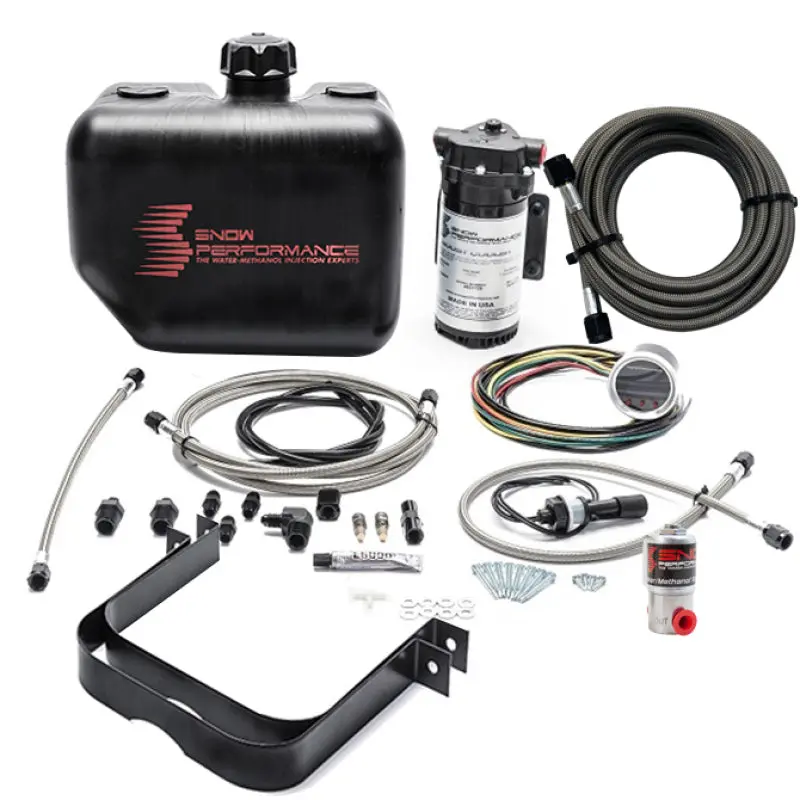 Snow Performance Boost Cooler Water-Methanol Injection System – Includes Stainless Braided Lines & 4An Fittings 1