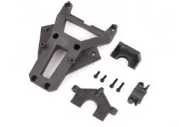 Traxxas Servo Mount/ Bulkhead Cover/ Chassis Brace/ Steering Cover/ 3X12mm Cs (2)/ 3X8mm Cs (2) (7820) 1