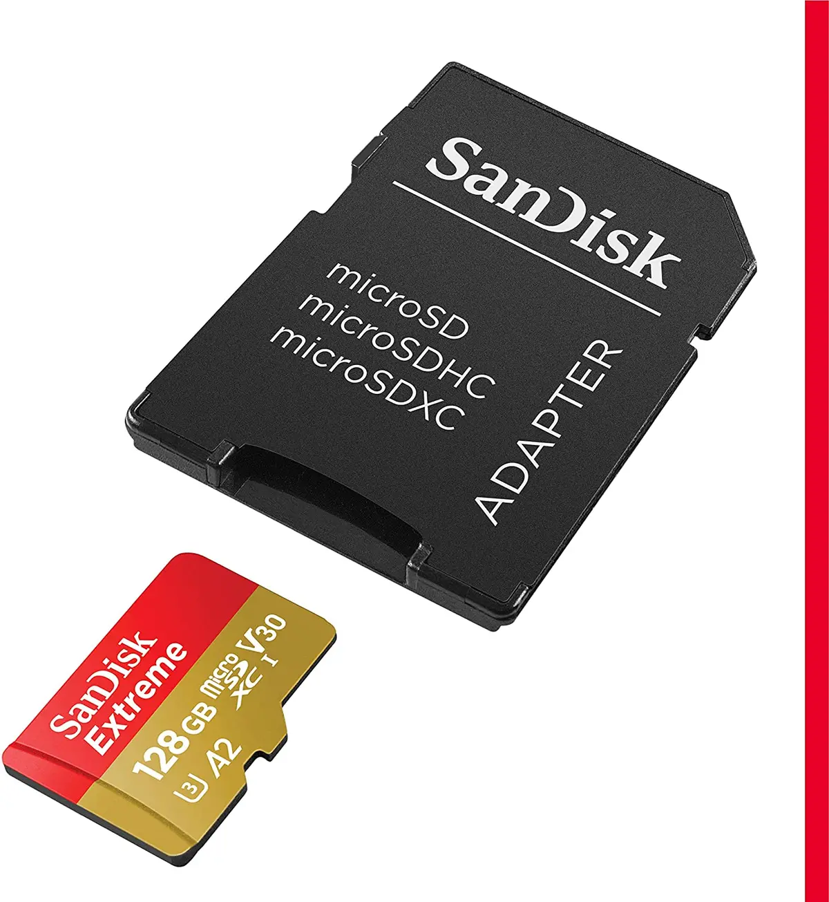 Sandisk 128Gb Extreme Microsdxc Uhs-I Memory Card With Adapter 1