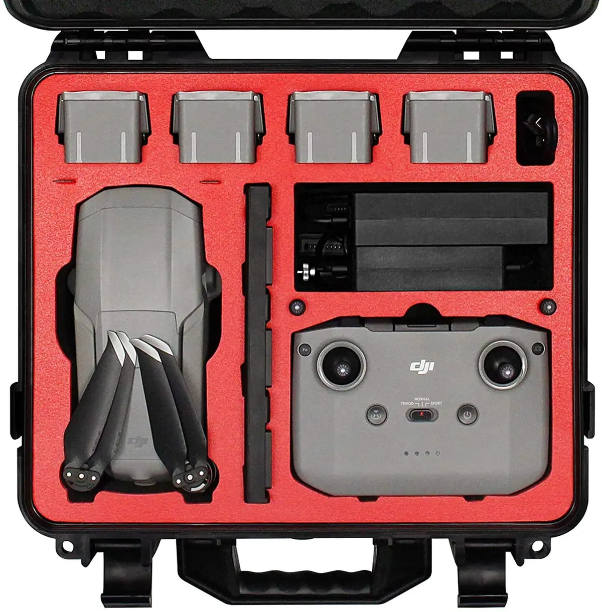 Dji Waterproof Hard Carrying Case For Dji Mavic Air 2 / Air 2S Drone/Fly More Combo 1