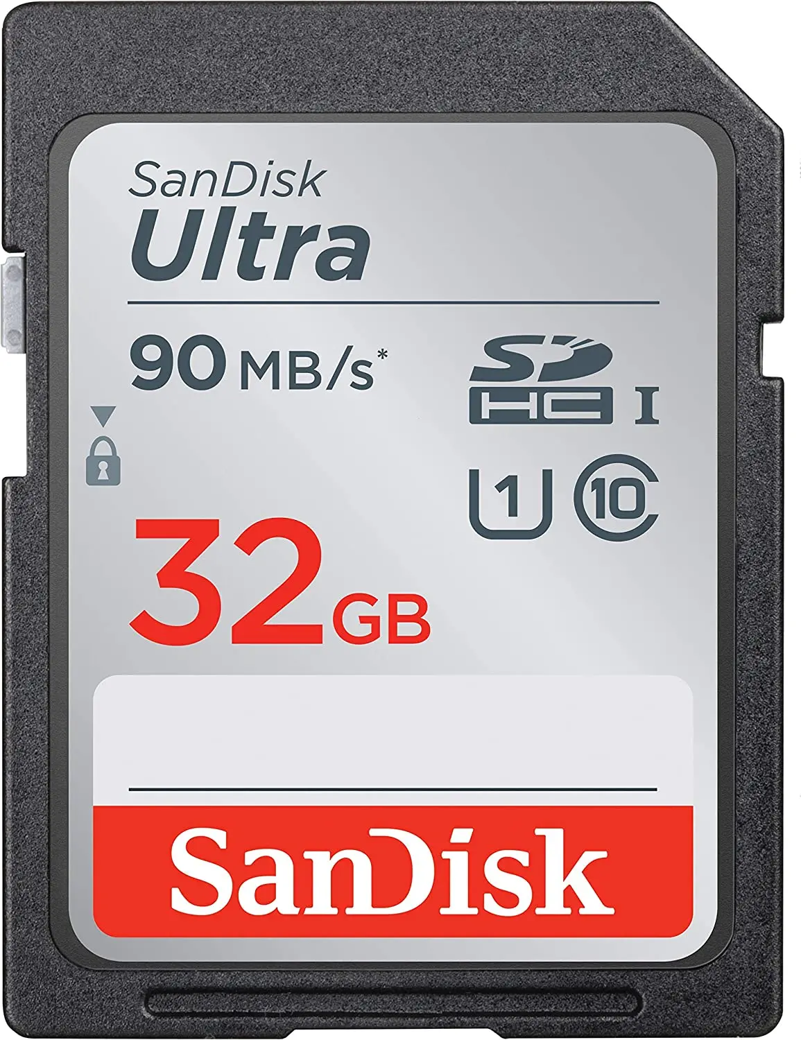 Sandisk 32Gb Ultra Sdhc Uhs-I Memory Card - 90Mb/S, C10, U1, Full Hd, Sd Card 1