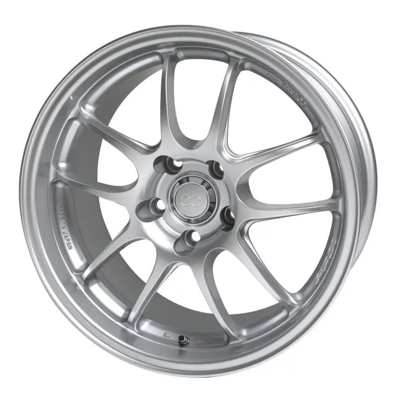 Enkei Pf01 Forged Alloy Wheel – 17×7.5", 5×114.3 Bolt Pattern, 38Mm Offset, Silver 1