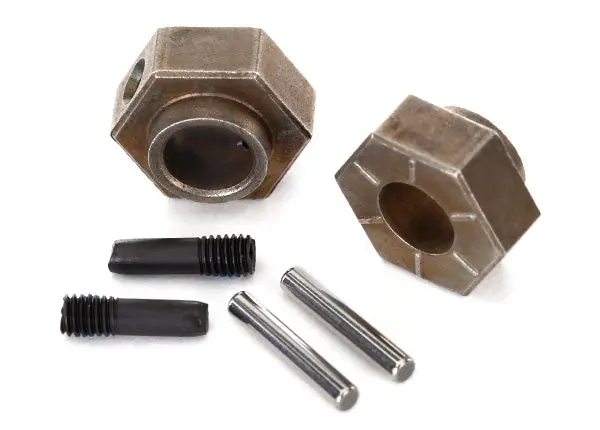 Traxxas Wheel Hubs, 12Mm Hex (2)/ Stub Axle Pins (2) (Steel) (8269) 1