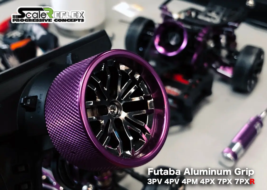 Scale Reflex Billet Aluminum (Purple) Steering Grip 832500 1