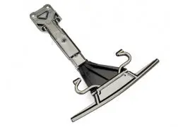 Traxxas Skidplate, Front (Plastic) (Satin Black Chrome-Plated) (8537X) 1