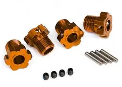 Traxxas 17Mm Splined Wheel Hub Hex (Orange) (4) (8654A) 1
