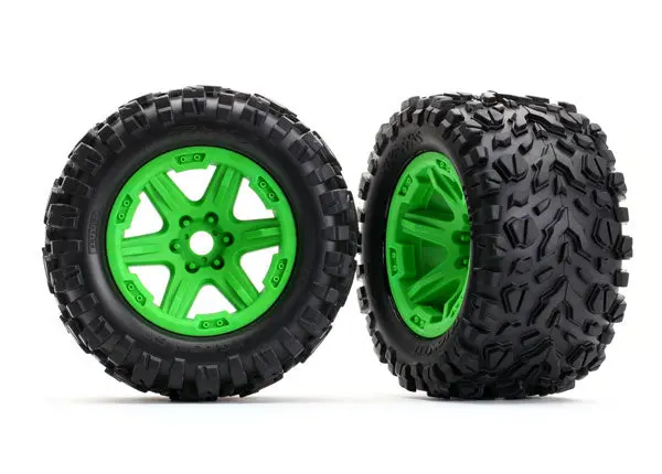 Traxxas Tires & Wheels, Assembled, Glued (8672G) 1