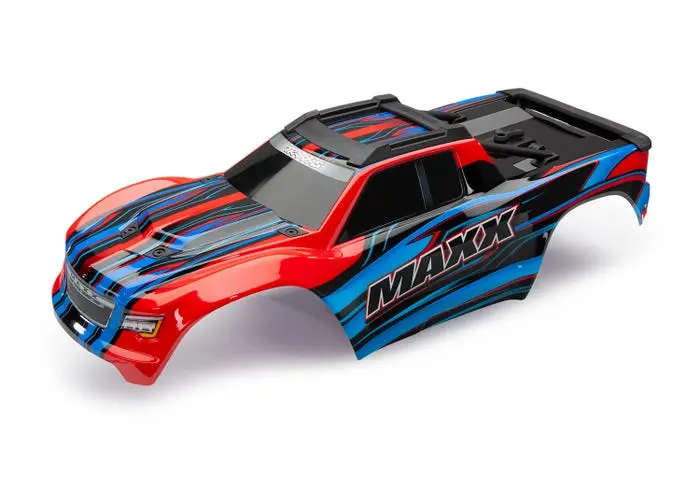 Traxxas Body, Maxx®, Red-X (Painted)/ Decal Sheet (8911P) 1