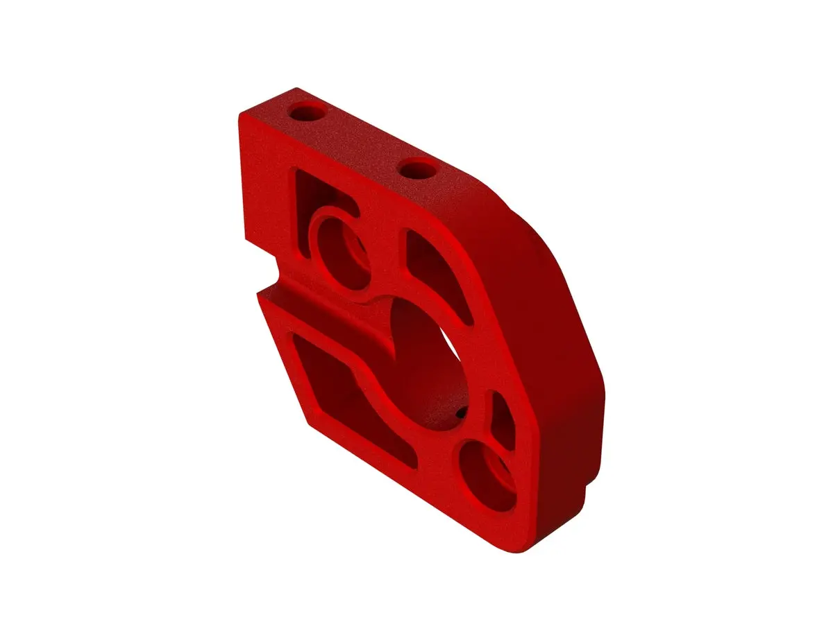 Arrma Aluminum Motor Plate (Red) (Ara320483) 1