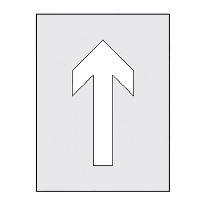 Arrow Symbol Floor Marking Stencil 1