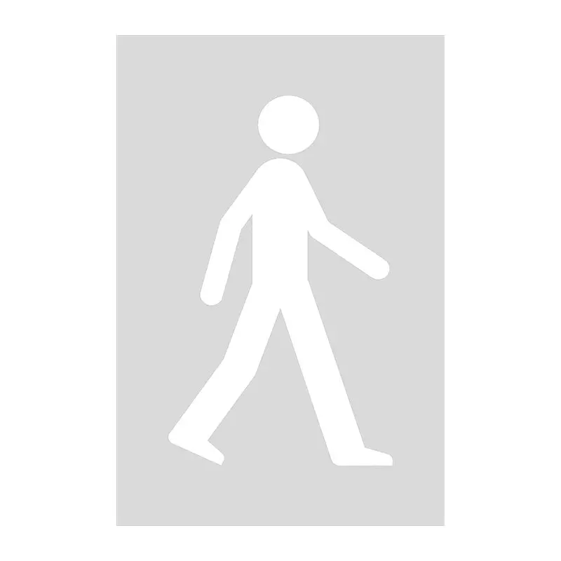 Walking Man Industrial Floor Stencil 1