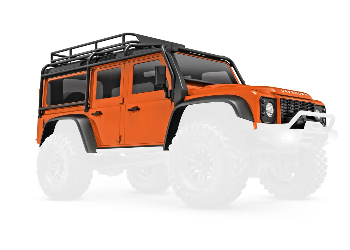 Land Rover Defender Assembled Orange Body 1
