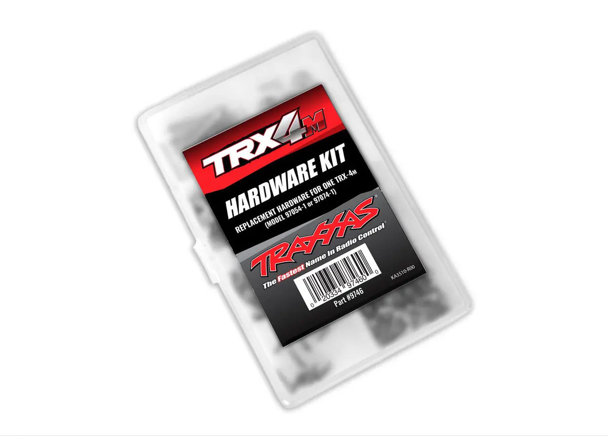 Traxxas Hardware Kit, Complete (Contains All Hardware Used On 1/18-Scale Ford® Bronco® Or Land Rover® Defender®) (Includes Clear Plastic Storage Container) (9746) 1