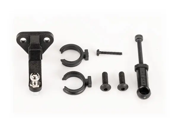 Traxxas Trailer Hitch (Assembled)/ Trailer Coupler/ 3Mm Spring Pre-Load Spacers (2)/ 2.5X8mm Bcs (2)/ 1.6X10mm Bcs (Self-Tapping) (1) (9796) 1