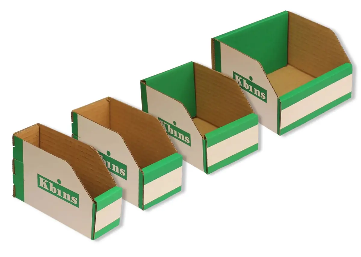 150Mm (L) X 100Mm (H) Cardboard Picking Bins (50 Pack) 1