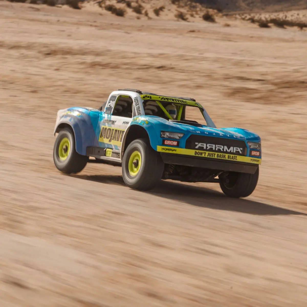 Arrma: Mojave Grom Mega 380 Brushed 4X4 Small Scale Desert Truck Rtr With Battery & Charger (Ara2104) 1
