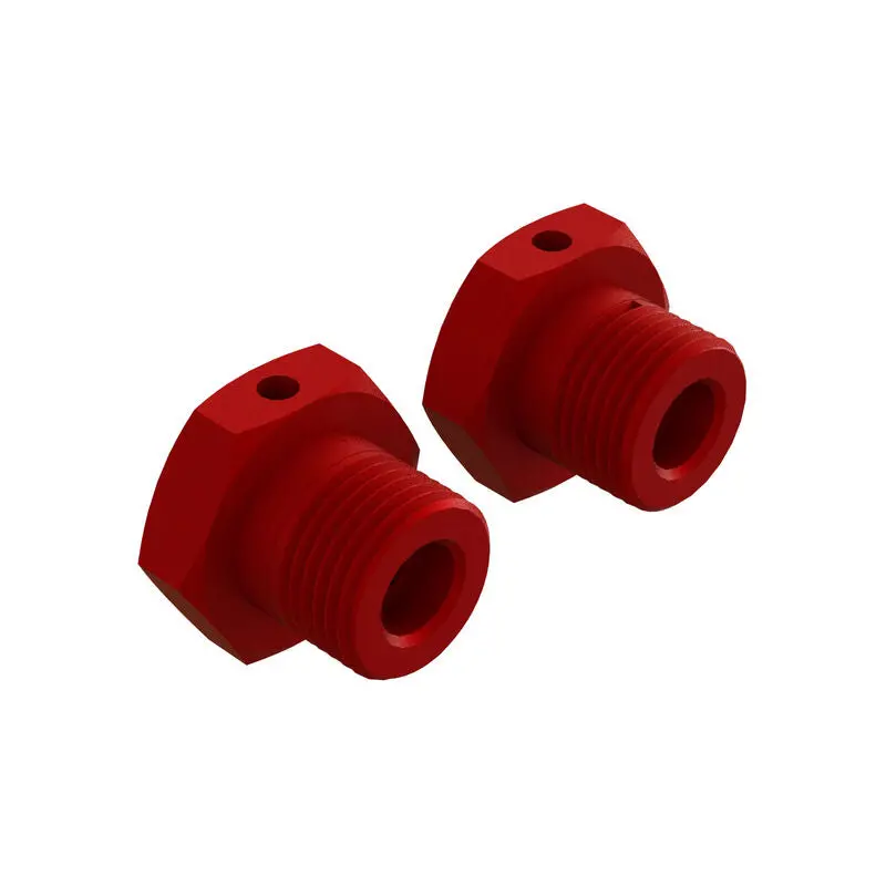 Arrma (Ar310904) Aluminum Wheel, 17Mm Hex, Red (2) (Ara310904) 1