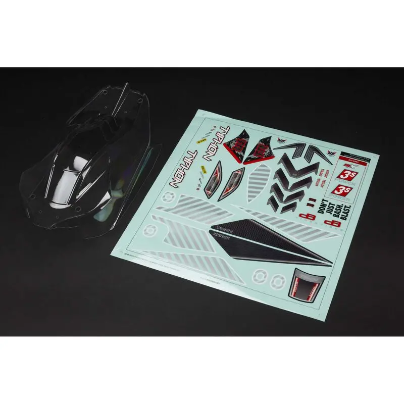 Arrma 1/8 Clear Body With Decals: Typhon 4X4 (Ar402270) 1