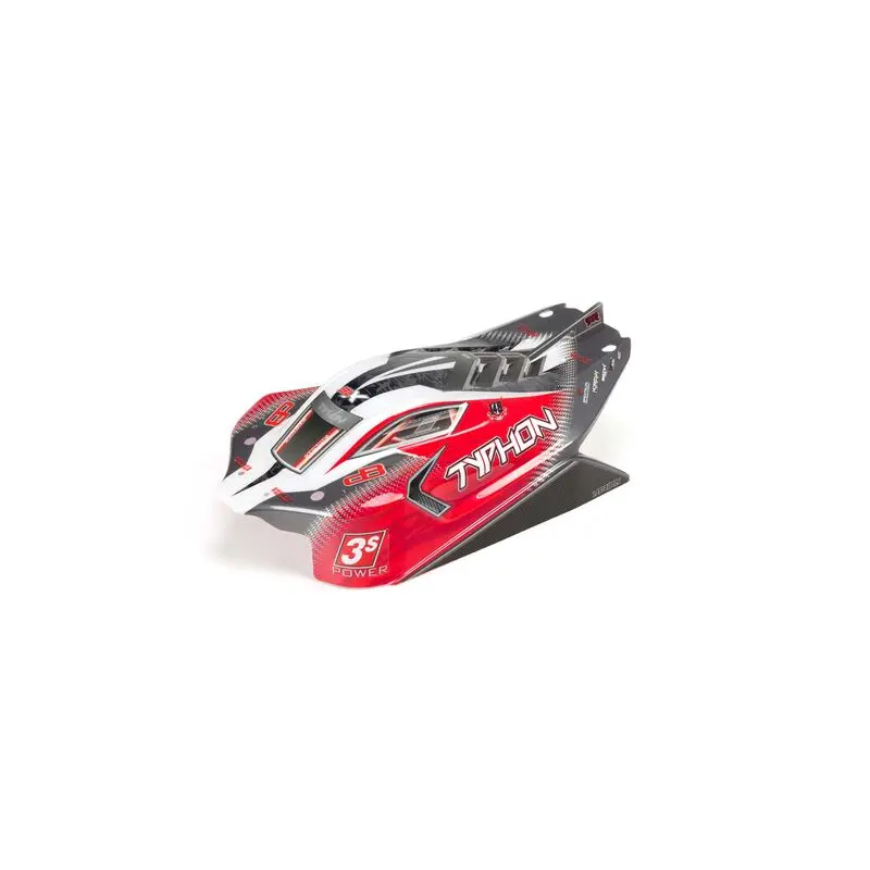 Arrma 1/10 Painted And Trimmed Body With Decals, Red: Typhon 4X4 Blx (Ara402274) 1