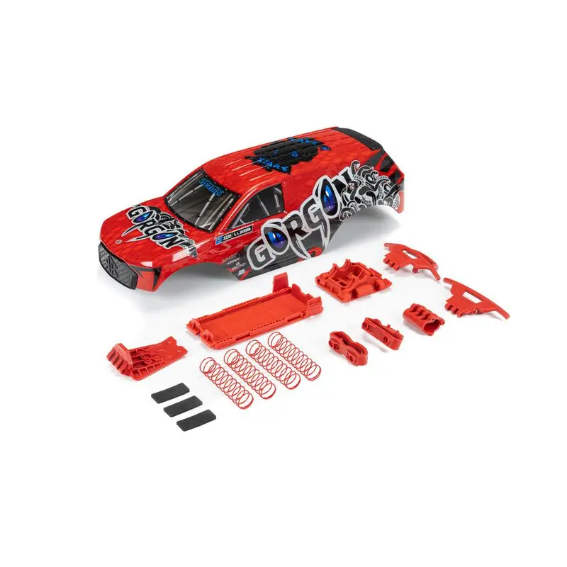 Arrma Gorgon Painted Decaled Body Set, Red  (Ara402351) 1