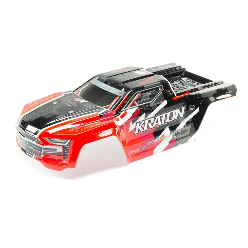 Arrma 1/8 Painted Body With Decals, Red: Kraton 6S Blx (Ara406156) 1