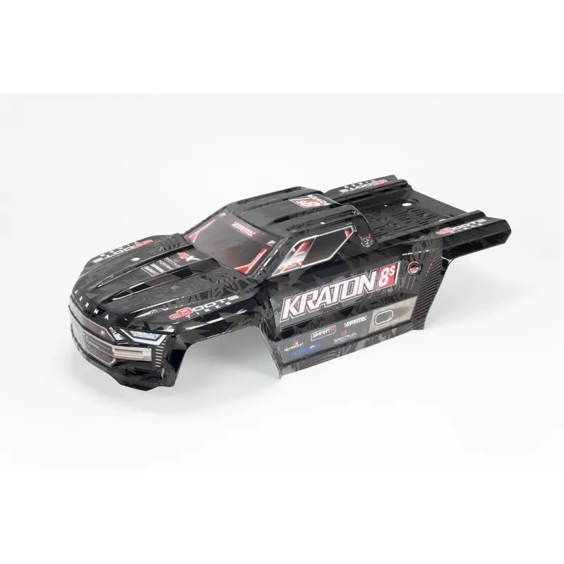 Arrma 1/5 Painted Body, Black: Kraton 4X4 8S Exb 1