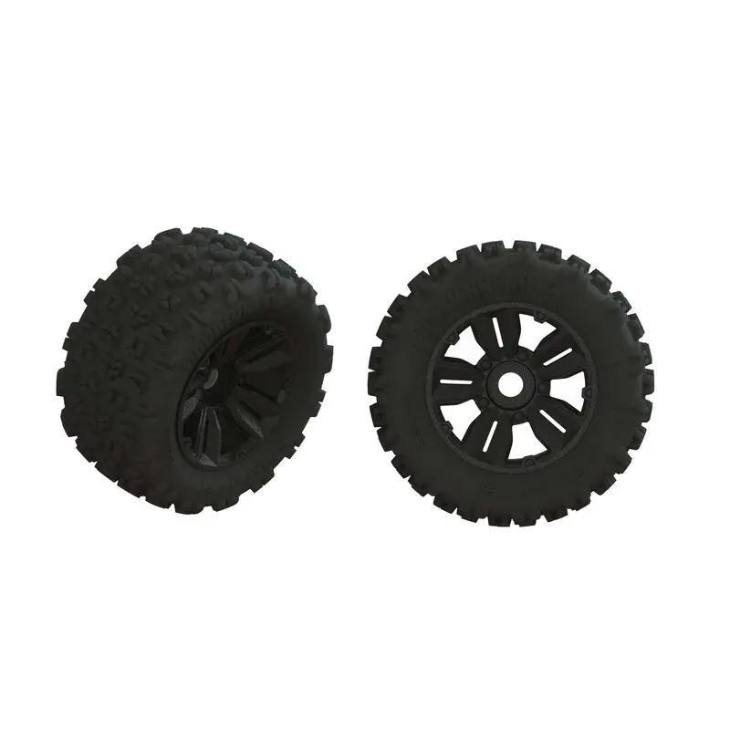 Arrma 1/5 Dboots Copperhead2 Sb Mt Front/Rear 3.9 Pre-Mounted Tires, 24Mm Hex (2) (Ara550061) 1