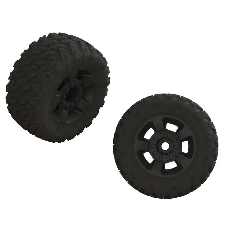 Arrma Dboots Ragnarok Pre-Mounted Tire Set (2) (Ara550109) 1