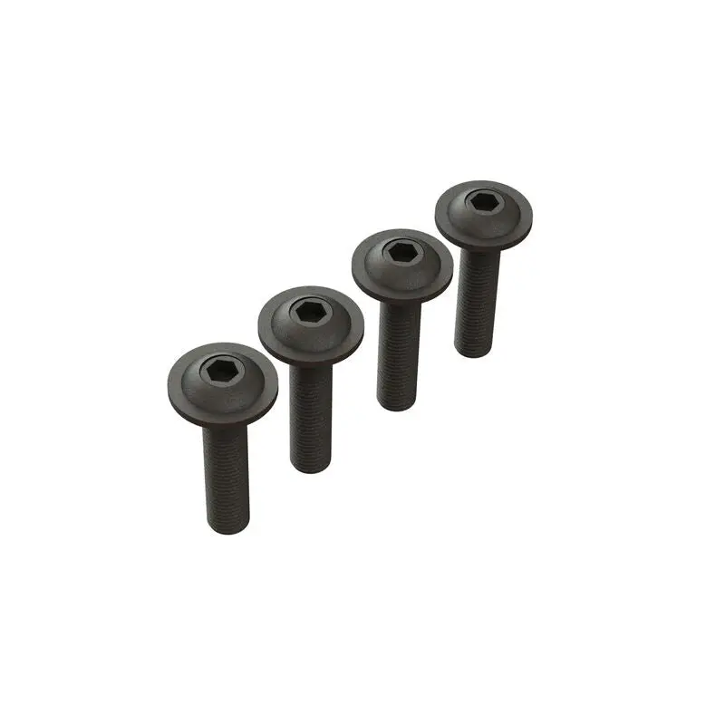 Arrma: Button Head Screw Flanged M4x18mm (4) (Ara727412) 1