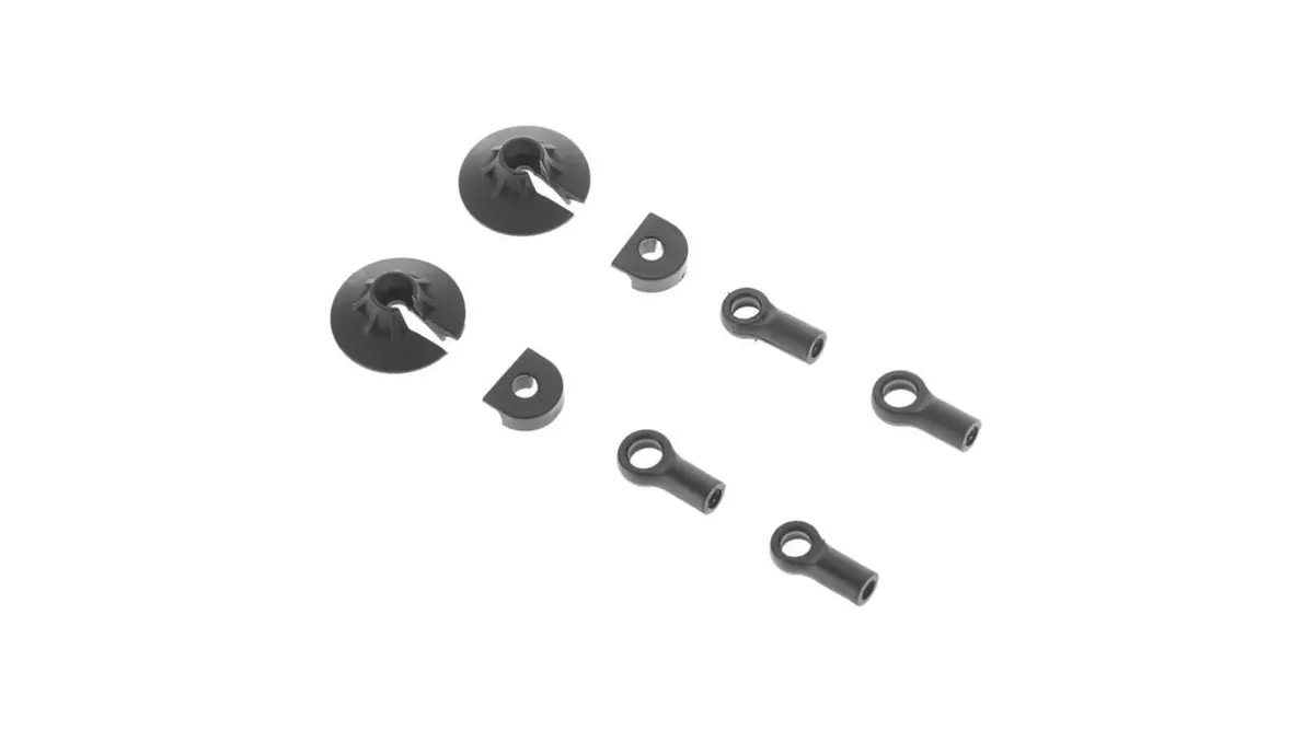 Arrma (Ar330338) Shock Rod End Set: Nero (2) (Arac8971) 1