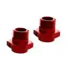 Arrma (Ar310484) Wheel Hex Aluminum 17Mm/16.5Mm Red (2) (Arac9416) 1