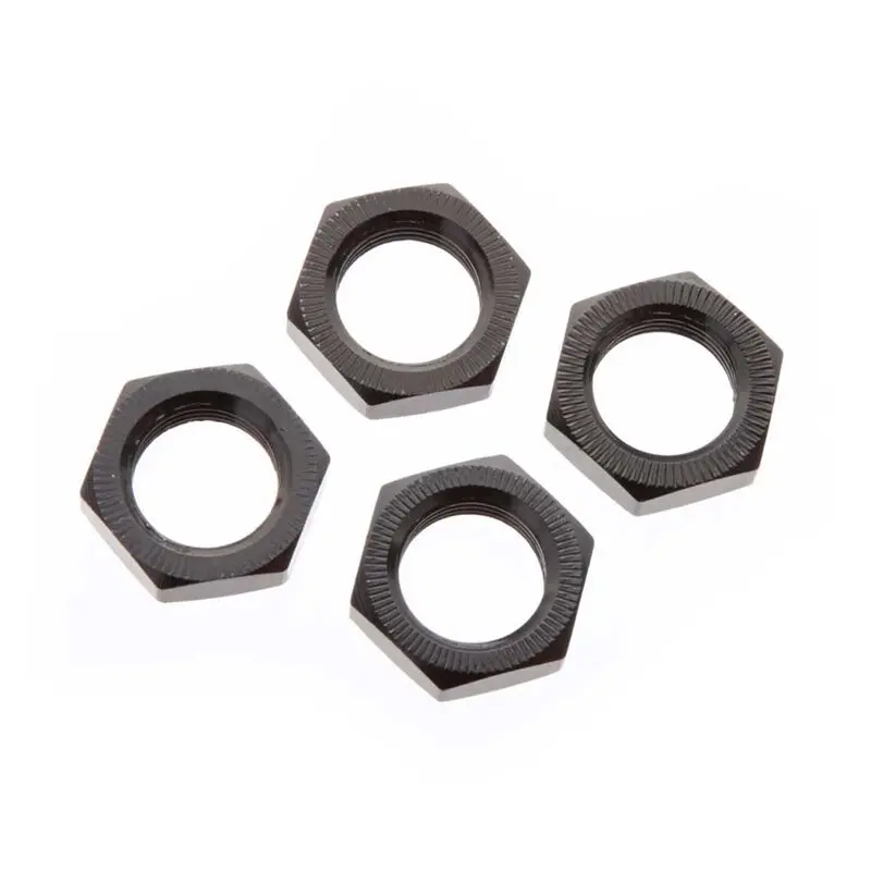 Arrma (Ar310449) Wheel Nut Aluminum 17Mm Black (4) (Arac9763) 1