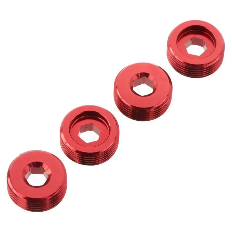Arrma (Ar330196) Nut Front Hub Aluminum Red (4) (Arac9920) 1