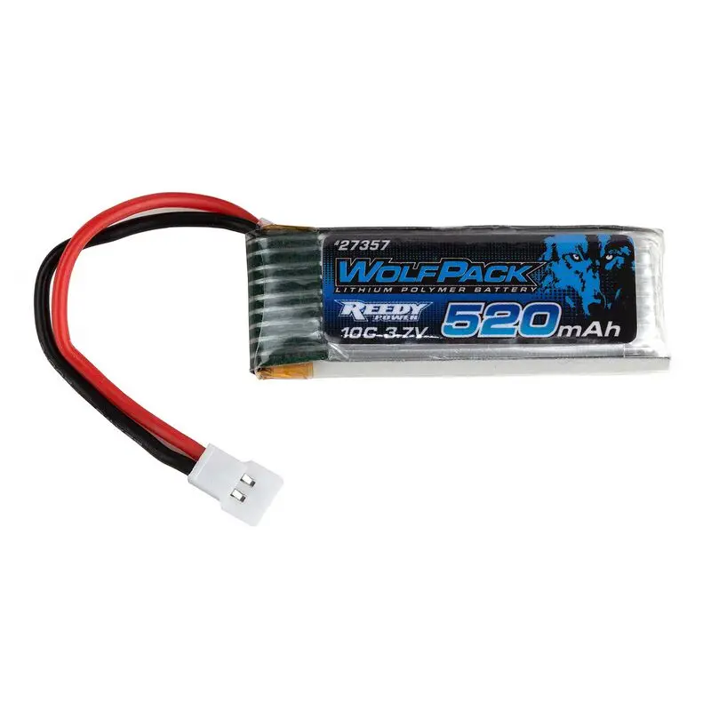 Team Associated Wolfpack 3.7V 520Mah 1S 10C Lipo Battery (Asc27357) 1