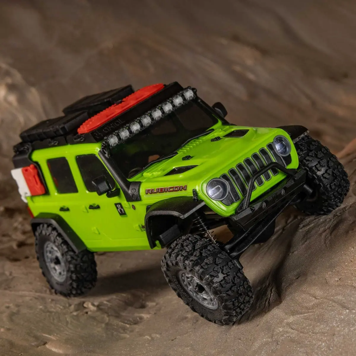 1/30 Scx30 Jeep Wrangler Jlu 4X4 Rtr Brushed Rock Crawler (Battery & Charger Included) 1