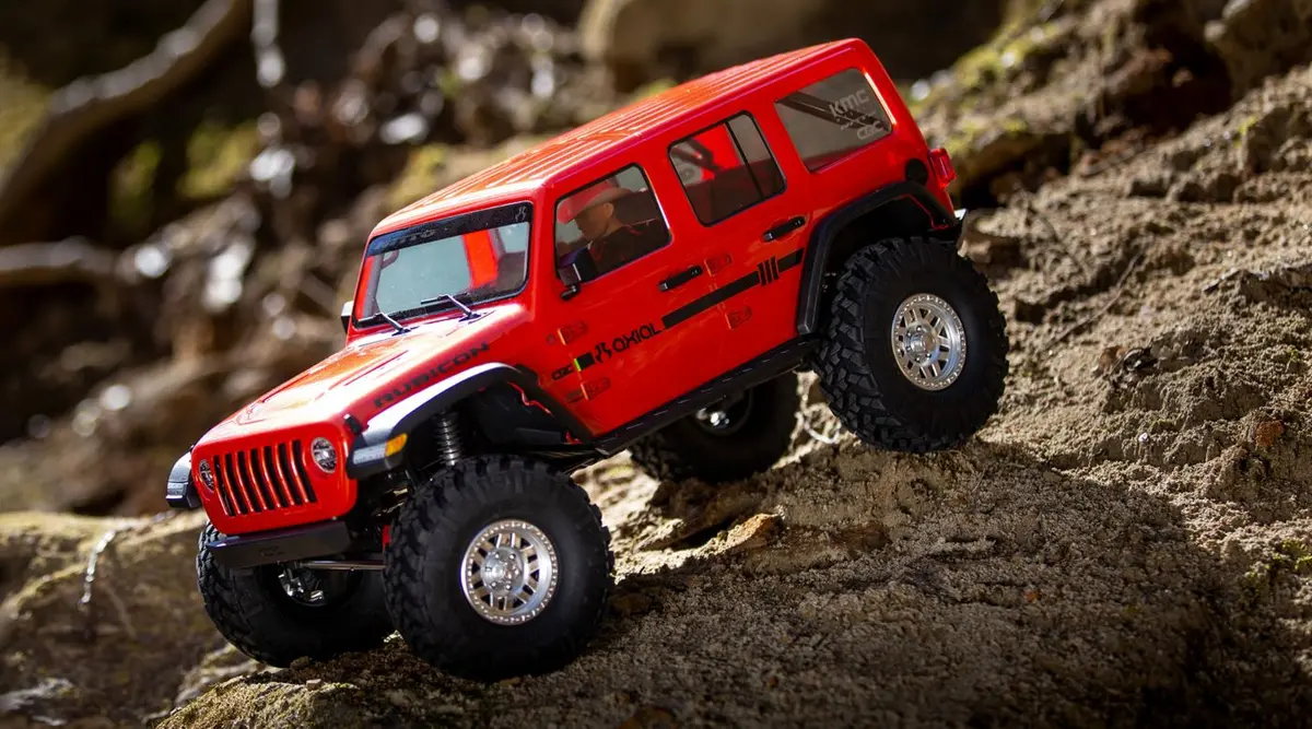 Axial 1/10 Scx10 Iii Jeep Jlu Wrangler With Portals Rtr, (Orange) (Axi03003t2) 1