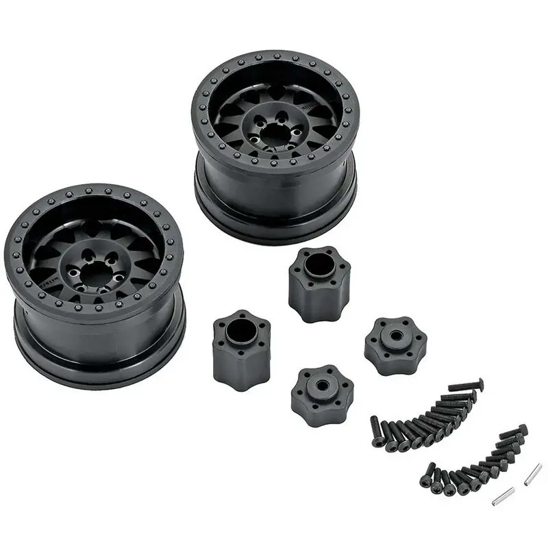 Axial (Ax31178) 1/10 Method Ifd 2.2 Beadlock Wheels, 12Mm Hex, Black (2) (Axic8086) 1