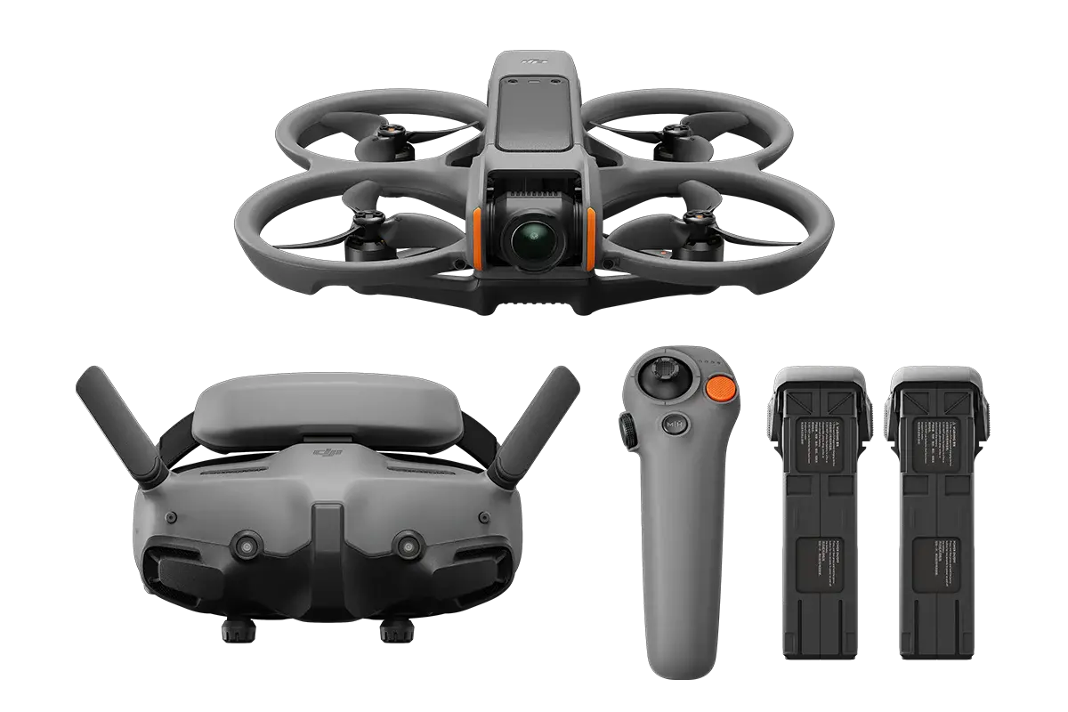 Dji: Avata 2 Fly More Combo Fpv Drone - Includes 3 Batteries, Goggles 3, Rc Motion 3 1