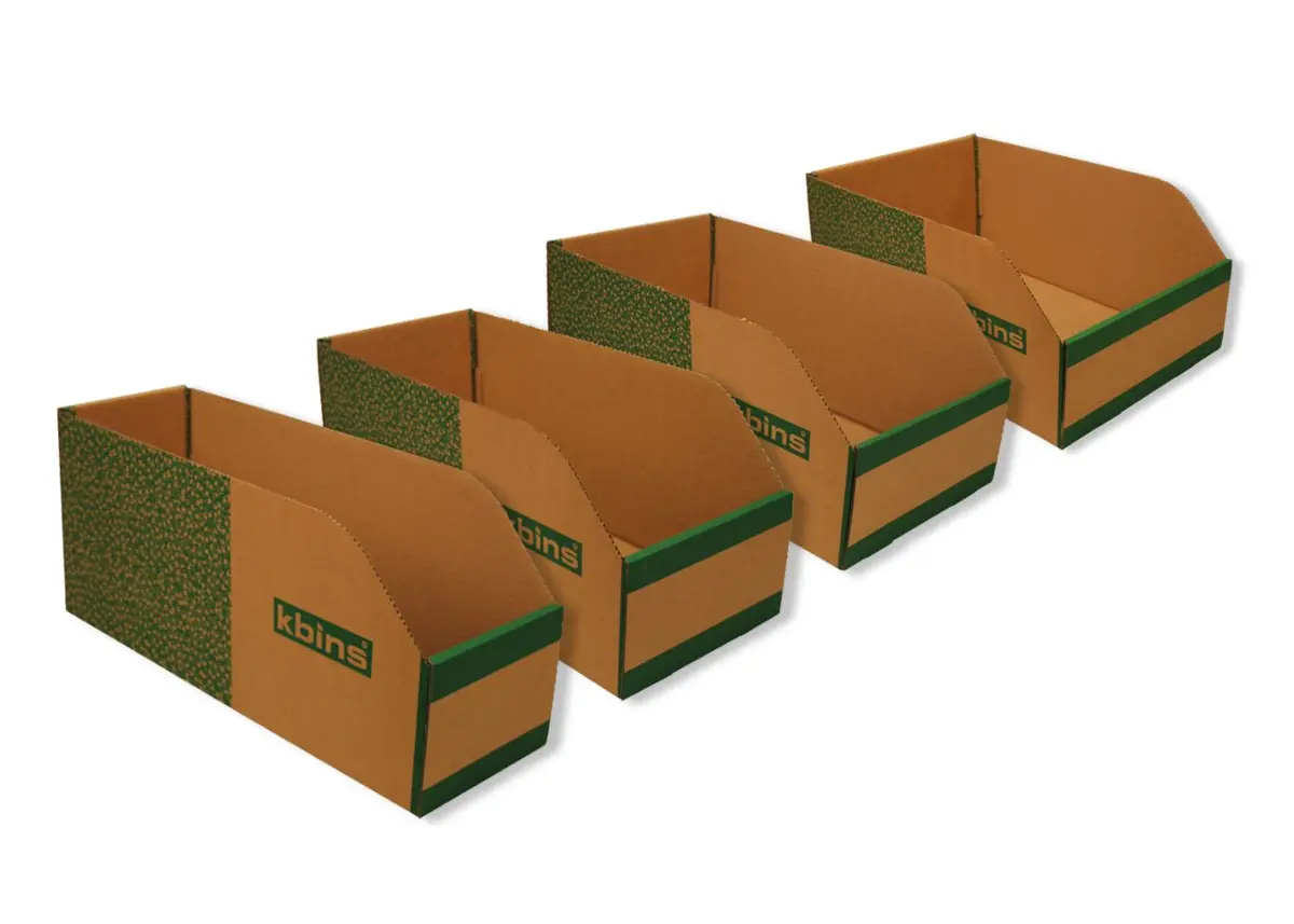 450Mm (L) X 200Mm (H) Cardboard Parts Bins (25 Pack) 1